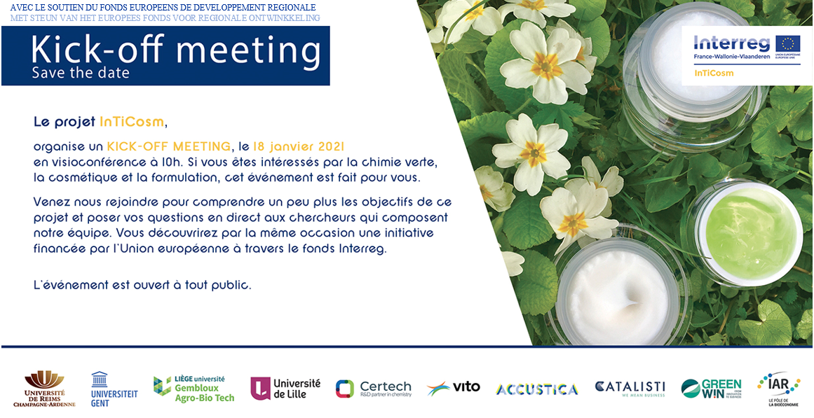 InTiCosm : Save The Date Kick-off meeting